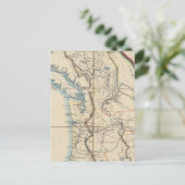 オレゴン準州地図 2 ポストカード (スタンド正面)