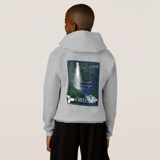 オレゴン滝ポスター (裏面フル)