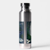 オレゴン滝ポスター ウォーターボトル (左面)