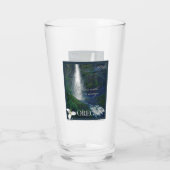 オレゴン滝ポスター タンブラーグラス (裏面)