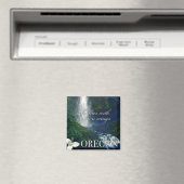 オレゴン滝ポスター マグネット (インサイチュ (食洗機))