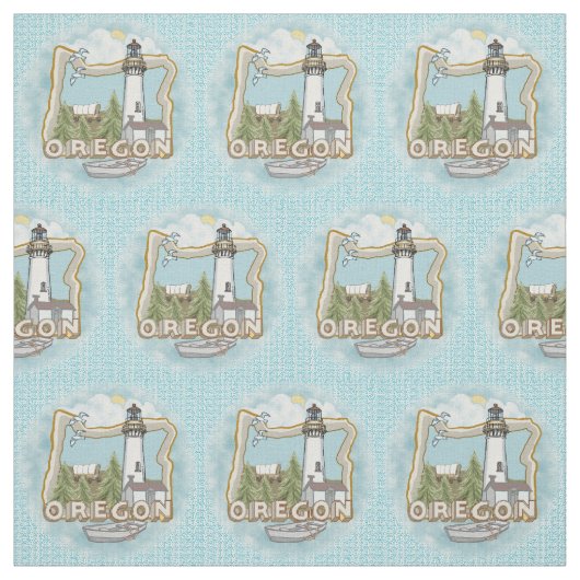 オレゴン灯台 ファブリック (見本)