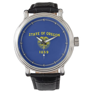 オレゴン状態フラグデザイン 腕時計