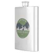 オレゴン砂漠トレイル フラスク (左)