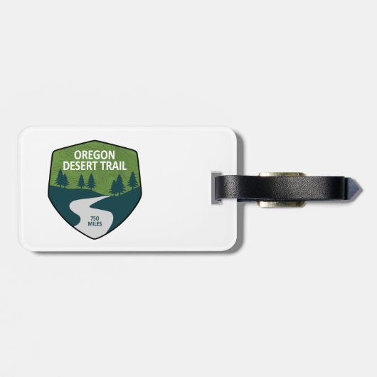 オレゴン砂漠トレイル ラゲッジタグ (裏面横)