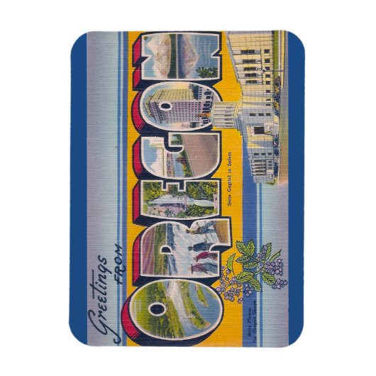 オレゴン磁石 マグネット (縦)