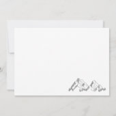 オレゴン空白のコーストフラットサンキューカード サンキューカード (裏面)