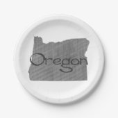 オレゴン紙パーティープレート ペーパープレート (正面)