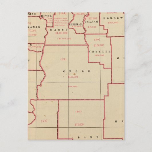 オレゴン製造、機械工業 ポストカード (正面)