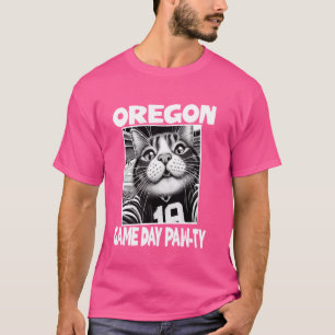 オレゴン試合日パーティーホームおもしろい州オレゴン Tシャツ