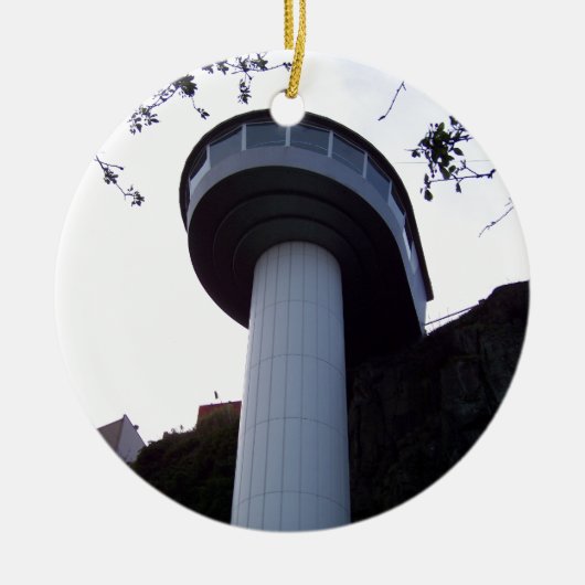 オレゴン都市エレベーター セラミックオーナメント (正面)