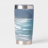 オレゴン風光明媚な沿岸海の岬 保温保冷タンブラー (背面)