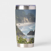 オレゴン風光明媚な沿岸海の岬 保温保冷タンブラー (正面)