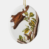 オレゴン飛んでいるリス(Pteromys Origonensis) セラミックオーナメント (右)