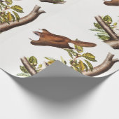オレゴン飛んでいるリス(Pteromys Origonensis) ラッピングペーパー (角)