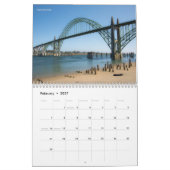 オレゴン2019のカレンダーのまわり カレンダー (2月 2027)