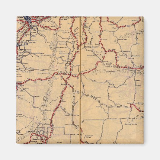 オレゴン4 マグネット (正面)