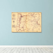 オレゴン6 キャンバスプリント (インサイチュ (ウッドフロア))