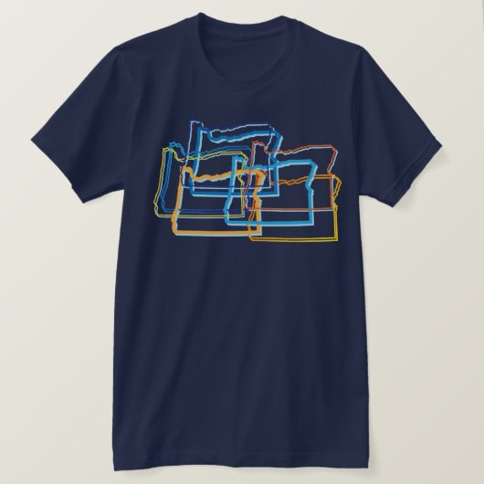 オレゴン ぼかし Tシャツ (デザイン正面)