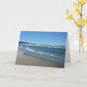 オレゴン，アゲートビーチ カード (黄色い花)