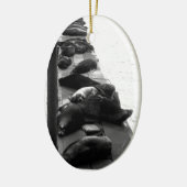 オレゴン，アストリア セラミックオーナメント (左)