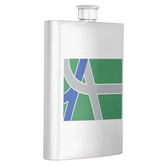 オレゴン・アルバニー州旗 フラスク (右)