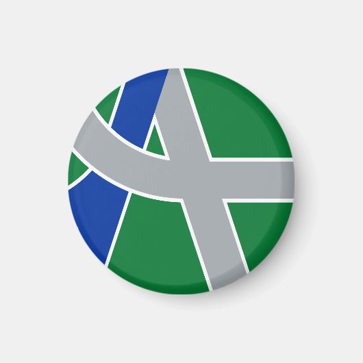 オレゴン・アルバニー州旗 マグネット (正面)