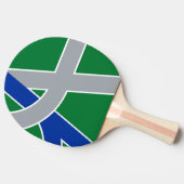 オレゴン・アルバニー州旗 卓球ラケット (横)