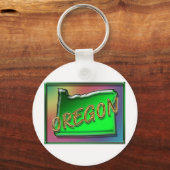 オレゴン・アート キーホルダー (正面)