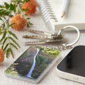 オレゴン，ウステール滝 キーホルダー (正面右)