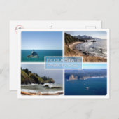 オレゴン – エコラ州パークフォーセット –  ポストカード (正面/裏面)