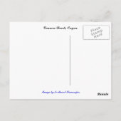 オレゴン,キャノンビーチ ポストカード (裏面)