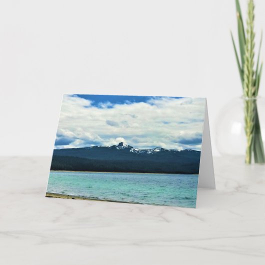 オレゴン，クレセント湖 カード (正面)