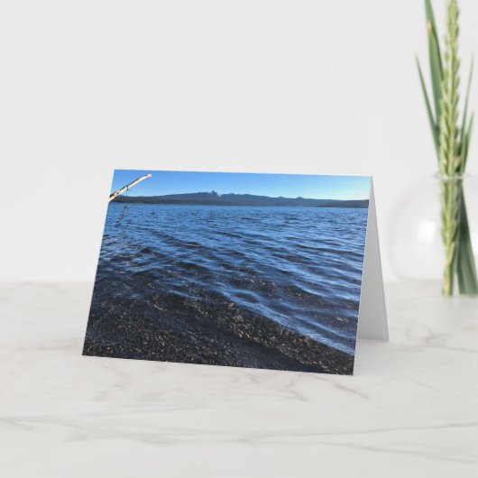 オレゴン，クレセント湖 カード (正面)