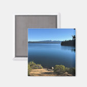 オレゴン，クレセント湖 マグネット (正面/裏面)