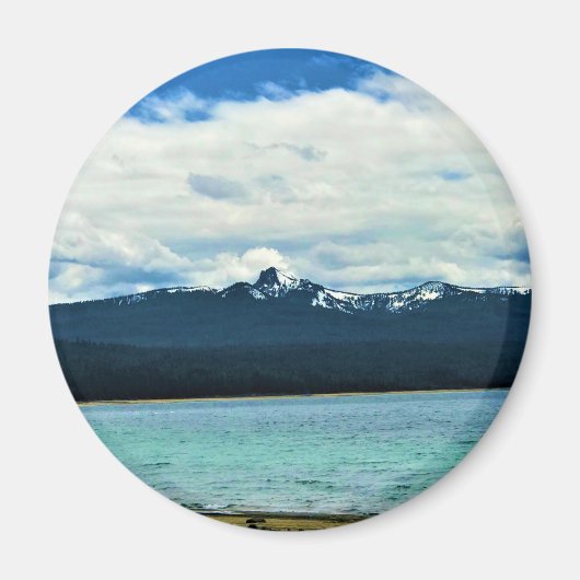 オレゴン，クレセント湖 マグネット (正面)