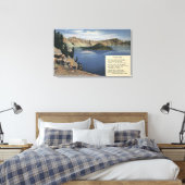 オレゴン,クレーター湖 – 観測 キャンバスプリント (インサイチュ (寝室))
