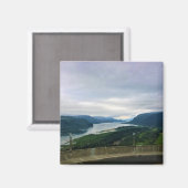 オレゴン，コロンビア川 マグネット (正面/裏面)