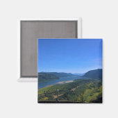 オレゴン，コロンビア川 マグネット (正面/裏面)