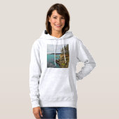 オレゴン・コースト・ウィメンズ・フード付きスウェットシャツ パーカ (正面フル)