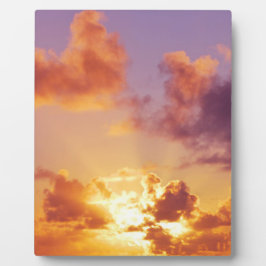 オレゴン・コースト・サンセット・アット・ザ・ビーチ フォトプラーク