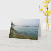 オレゴン・コースト、シンプソン・リーフ・オーバービュー カード (黄色い花)