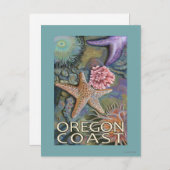 オレゴン・コースト・ティデプール ポストカード (正面/裏面)