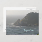 オレゴン・コースト・ライト・ハウス ポストカード (正面/裏面)