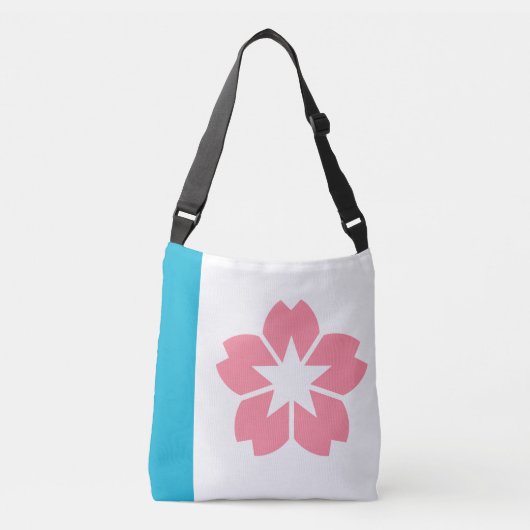 オレゴン,サレム州旗 クロスボディバッグ (正面)