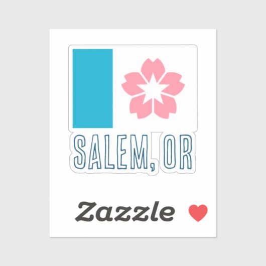 オレゴン，サレム州旗 シール (シート)