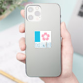 オレゴン，サレム州旗 シール (スマートフォン)