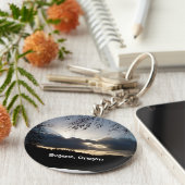 オレゴン・サンセット・ユージーン キーホルダー (側面)