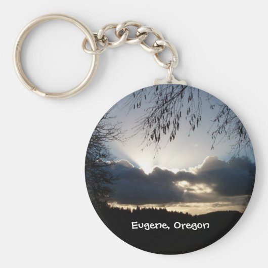 オレゴン・サンセット・ユージーン キーホルダー (正面)