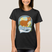 オレゴン シカ トラベル ロゴ Tシャツ (正面)